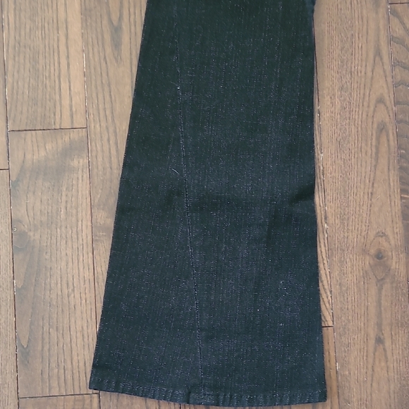 New True Religion Women's Joey Sequin Black Flared Jeans Size 27 - Picture 4 of 15